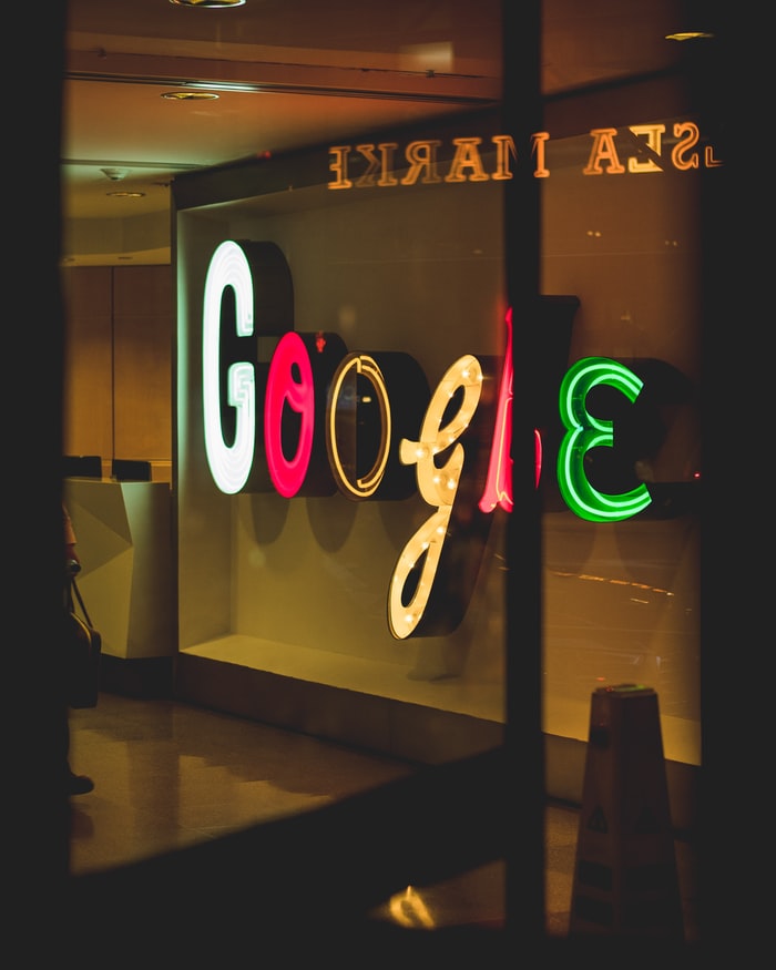 google neon lights